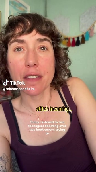 I HATE that kids have to worry about this and think it’s important to have both obvious and discrete covers. Shoutout to my cover artist @chantalhoreis she gets it!!! @📚 Maria Ingrande Mora 🏳️‍🌈 #booktok #wlw