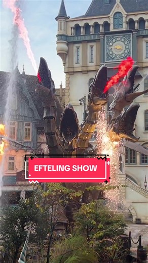 Así luce este asombroso animatronic de @Efteling ! Y aunque este show ya no se puede ver, seguro nos sorprenden con el próximo! #efteling #puydufou #eftelingshow