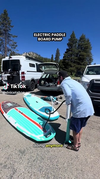 Highly recommend an electric pump if you have an inflatable paddle board! 📎 Linked in my storefront 🛶 Paddle board: @Niphean 💦 #inflatablepaddleboard #paddleboard #paddleboardpump #electricpump
