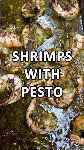 Shrimps with Pesto | Butter-Tender & Juicy 🍤✨