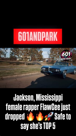 601ANDPARK 📺 Top 10 Countdown on Instagram: "Jackson, Mississippi female rapper @flawceeofficial just dropped 🔥🔥🚀 Safe to say she’s TOP 5 Prod by @ayemothisahit #601andpark #mississippi #jacksonms #explore #reels"
