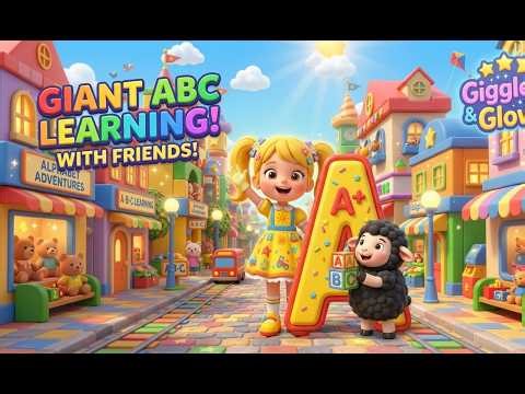 GIANT ABC Learning for Kids! 🎨 Alphabet Songs & Nursery Rhymes in Lego Town 🧱
