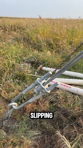 What you’re seeing is a classic field technique: tension the guy wire first, secure it second. #fieldtech #powerlines | Lara Amélia