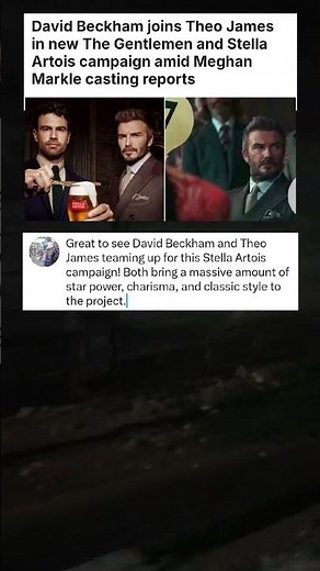 David Beckham joins Theo James in new The Gentlemen and Stella#entertainment