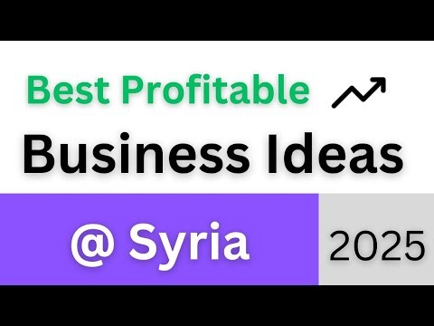 Business Ideas | Syria | Best Profitable 2025