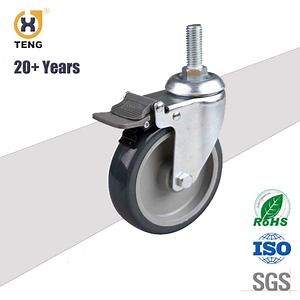 [Hot Item] 4 Inch Locking Caster Wheels High Quality Medium Duty Industrial Casters