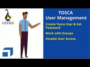 Tricentis Tosca Tutorial Part-14: Tosca User Management, Tosca User Group, Tosca Password Reset
