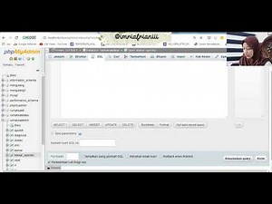 Final || Membuat Tabel MySQL di phpMyAdmin (Insert, Delete, Update, Select, Select *)