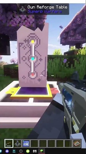 HOW TO SHOOT futuristic weapons in MINECRAFT with SUPERB WARFARE