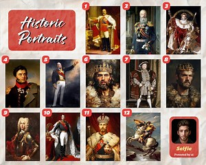 Digital Personalised Historical Portrait - Custom Historical Portrait, Royal Portrait, Renaissance Portraits, Victorian Portrait - Etsy