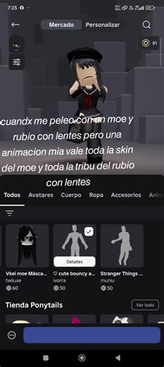 Animación Épica de Moe Rubio con Lentes en Roblox
