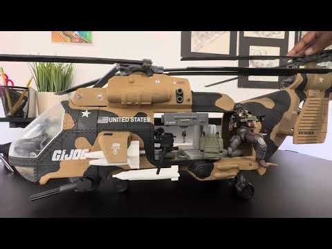 GI Joe classified scale 3-D printed Tomahawk helicopter