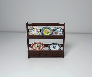 1/12 Scale Miniature Plate Display Shelf. 3D Printable Model. - Etsy Australia