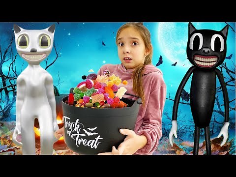 CARTOON CAT de HALLOWEEN