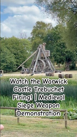 The World’s Largest Trebuchet Firing! 🏰🔥