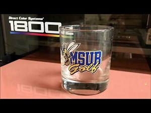 UV Printing on Glass Drinkware - Direct Jet1800z F6T