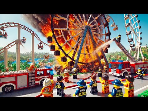 Worst LEGO Theme Park Explosion In Action