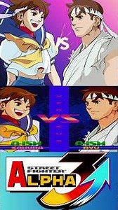 Street Fighter Alpha 3 Upper - Arcade | Sakura vs Ryu | 4K | 60FPS