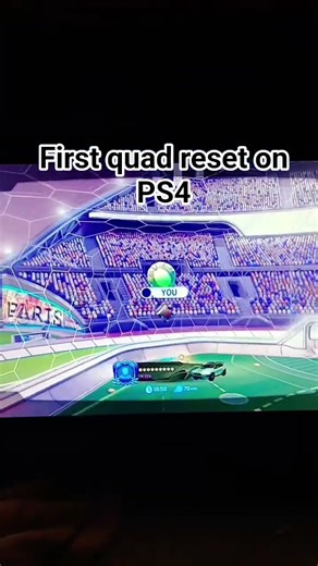 first quad reset on PS4 #rocketleague #rl