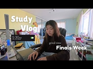 Productive Finals Week in My Life ✧ Studying, Routines & Staying Motivated