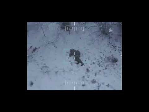 【閲覧注意】ウクライナのドローンがロシア兵の◯亡確認をしようとした瞬間...