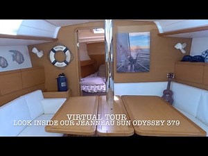 WE LOVE THE INSIDE OF OUR SAILBOAT