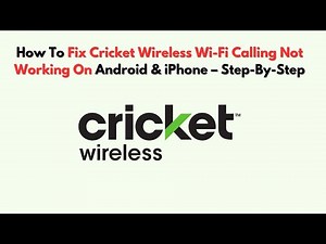 How To Fix Cricket Wireless Wi-Fi Calling Not Working on Android & iPhone – Step-by-Step