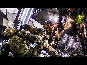 Marine Squad VS Bug Swarm | Starship Troopers: Invasion | CLIP