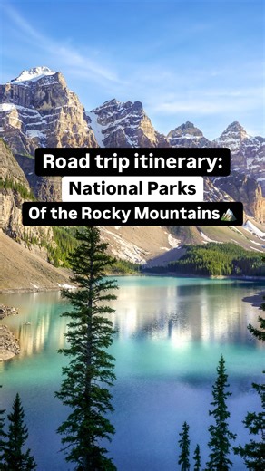 Luke Kelly on Instagram: "Save these must-see places for one of the single best National Park road trips that you can take⬇️ The way I did this trip was to start in Grand Teton and then just follow the Rockies north, through Yellowstone and into Glacier. From there I drove up into Canada and spent some time exploring Banff and Jasper. It was one of the coolest trips I’ve ever done; you can really see a lot of incredible places in each of these parks. These are the spots that I’d recommend checki