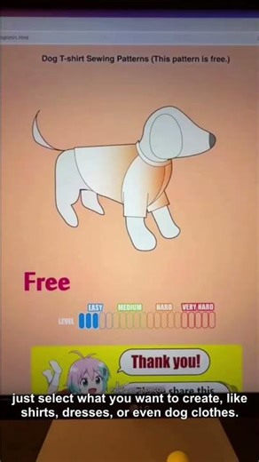 This website lets you download sewing patterns so you can make real clothes and cosplay outfits at h