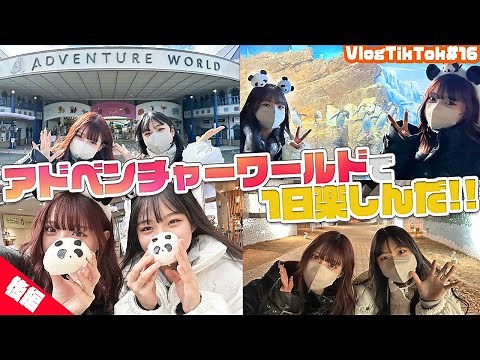 [Wakayama Prefecture] Adventure World & Night Safari with Ruimimi! [VlogTikTok] #2
