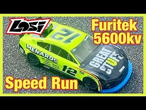 Speed running the Losi Nascar with Furitek 5600kv