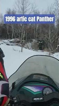 trail riding with 1996 artic cat panther #articcat #shortvideos #2strokemarch #shorts