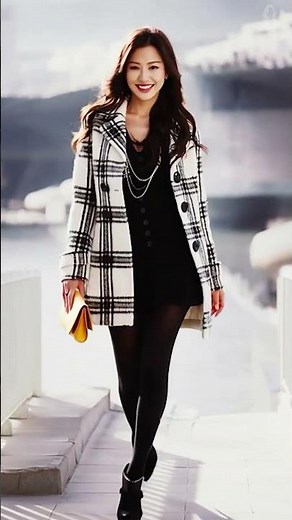 The Charm of Black Stockings & High Heels, Women's Outfit Ideas #fashion #style #beauty