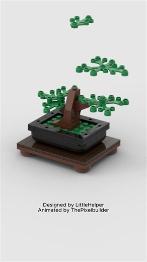 ‪@LEGO‬ Little Bonsai | 3D Animation Build