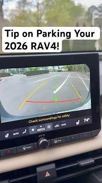 2026 RAV: New Backup Camera Interactive Grid