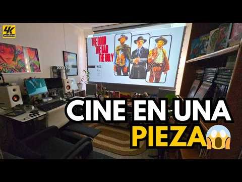 DE DORMITORIO A SALA DE CINE 🎬 Cumplí un sueño de niño