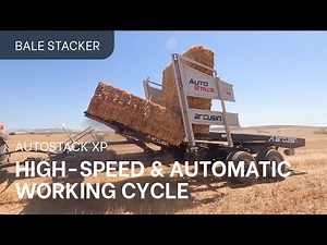 Save time and labor costs with this Bale Stacker! | AutoStack XP