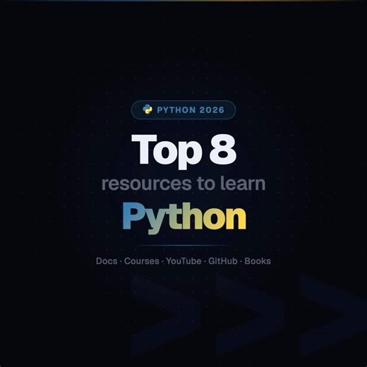 8 resources to actually learn Python in 2026