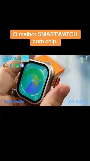 SMARTWATCH COM CHIP. #smartwatch #relógiointeligente #chip