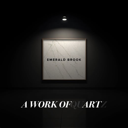 Discover the art of a calming presence. Emerald Brook’s cool background offers approachable elegance, crafted to make any space feel soothing and serene. Experience it for yourself — order a sample today. https://bit.ly/3HfMo2l #wilsonart #wilsonartquartz #quartz #quartzcountertops #newdesign Design featured: Emerald Brook (Q4088) | Wilsonart