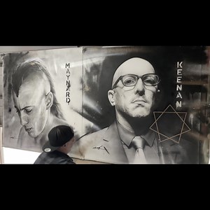 💥 Watch Christian create his insane paintings of Maynard Keenan from Tool! 💥 | Christian Chapman Art