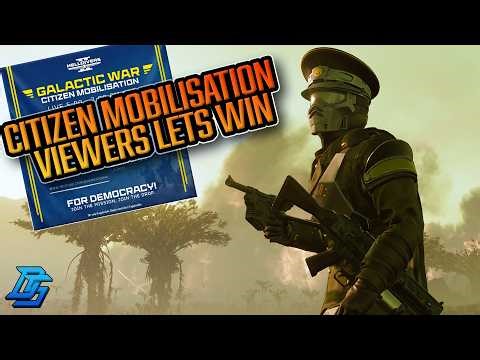 🔴 Helldivers 2 LIVE: CITIZEN MOBILISATION STREAM! 😖CAN WE WIN?