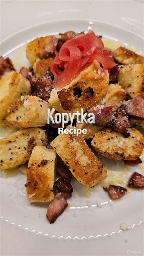 Chef Phillipe Sobon on Instagram: "Have you ever tried Kopytka?! 😋 These Polish style #gnocchi are crunchy on the outside and pillowy on the inside! @bobaksausage makes the perfect substitute for pancetta 🥓 Find @bobaksausage and @stanssecretstash at tour local grocer. Now check out my reel abd make this your next meal 👉 Recipe below 👏 1 cup ricotta cheese 2 egg yolks 1 cup AP flour 3/4 cup (about 1 ounce) freshly-grated Parmesan 3/4 teaspoon fine sea salt 1/4 teaspoon freshly-cracked black 