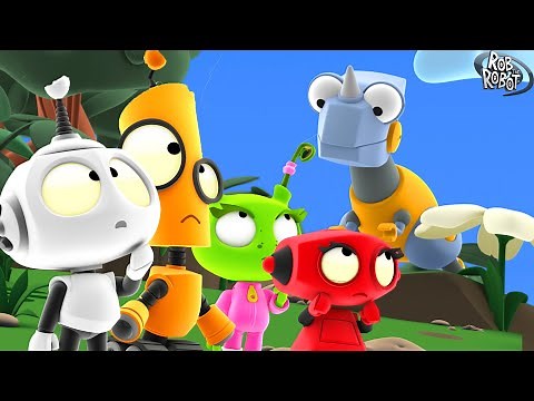 Cute Baby Dinosaur | Robot The Robot | Learning Video