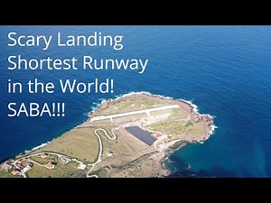 AMAZING Landing on the Shortest Runway in the World, Saba Airport (SAB) | Two Hearts Traveling