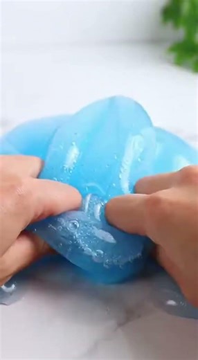 Deep Blue Slime Therapy 🌊💙✨#blueslime #giantslime #slimeasmr #satisfying #slimetherapy #shorts