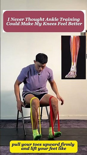 Stronger Legs While Sitting! 4 Resistance Band Moves for Better Balance and Mobility #exercise #abs
