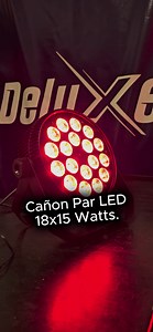 4.5K views · 41 reactions | Cañon Par LED 18x15 Watts  RGBW 4 EN 1 Full Color (ROJO, VERDE, AZUL, BLANCO ) 8 canales DMX512, activación Audio rítmica, Automática, DMX512 y Maestro-Esclavo, cambio de Colores rápidos y velocidad ajustable. Precio base a 6msi $1670¡Precio promoción en efectivo $1480! 8113706999 ENVÍOS A TODO MÉXICO | ILUMINACION DELUXE | Facebook