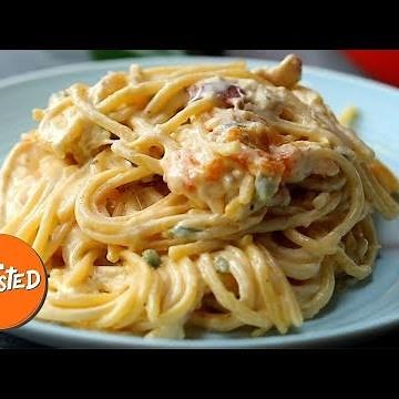 Baked Jalapeño Popper Chicken Spaghetti Recipe | Twisted